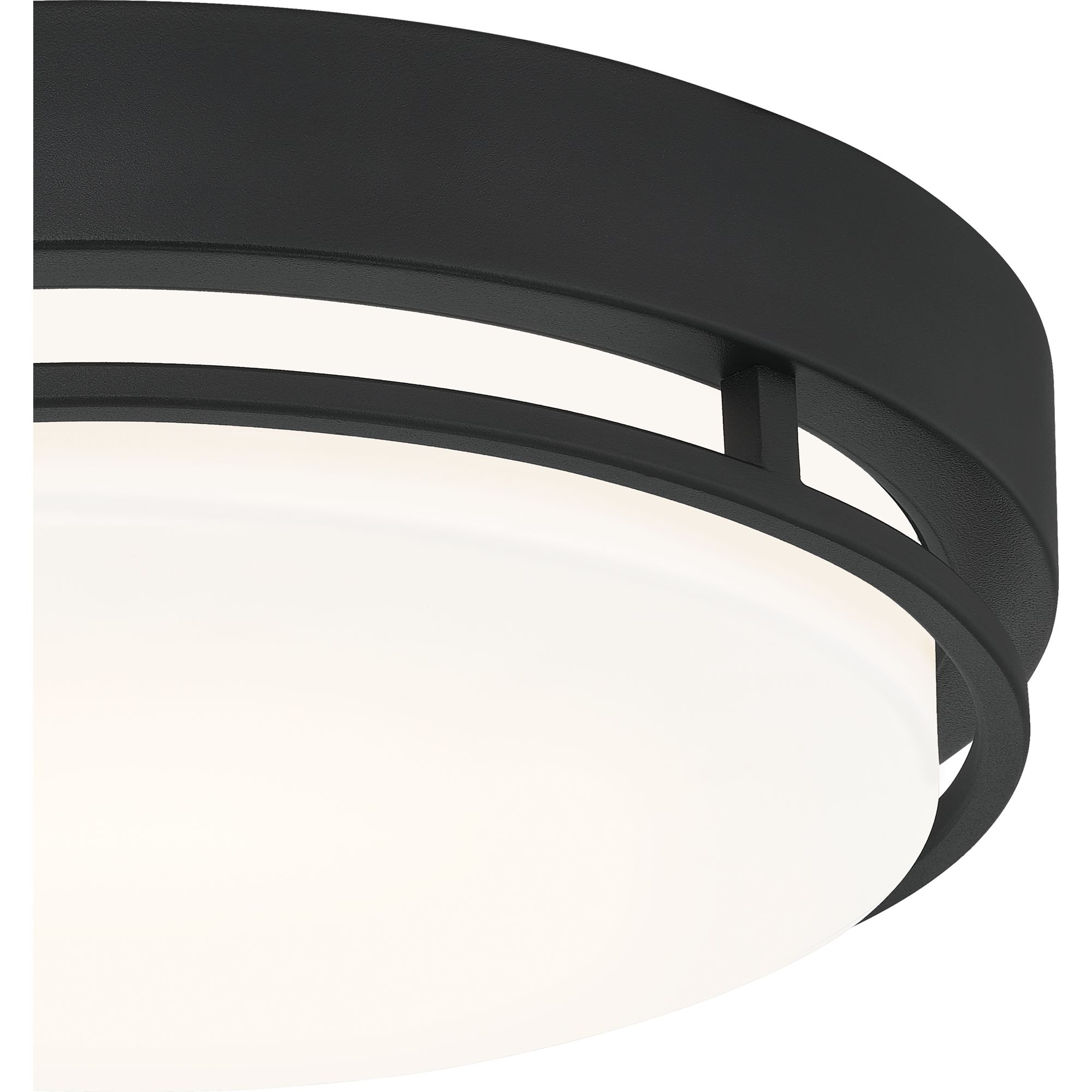 Thumbnail4 of Quoizel 14" Wide Earth Black LED Ceiling Light more views