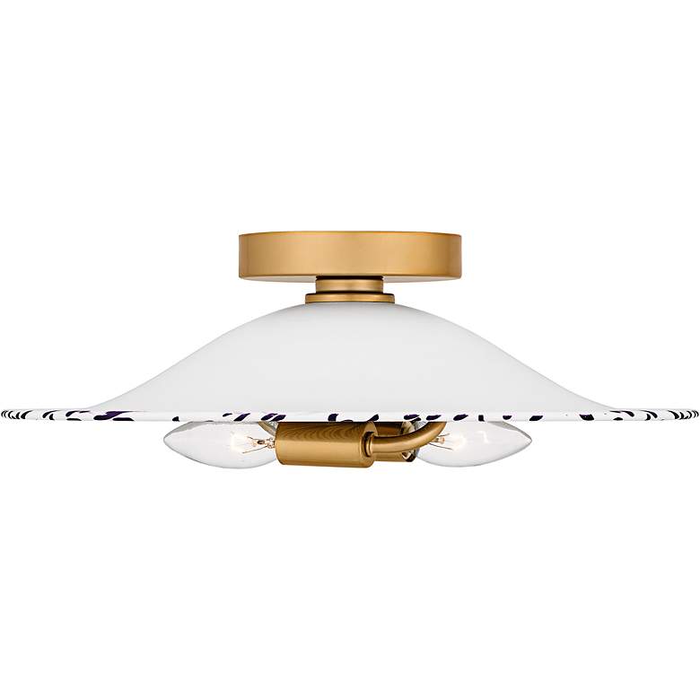 Image 3 Quoizel 15 3/4" Wide Light Gold 2-Light Ceiling Light more views