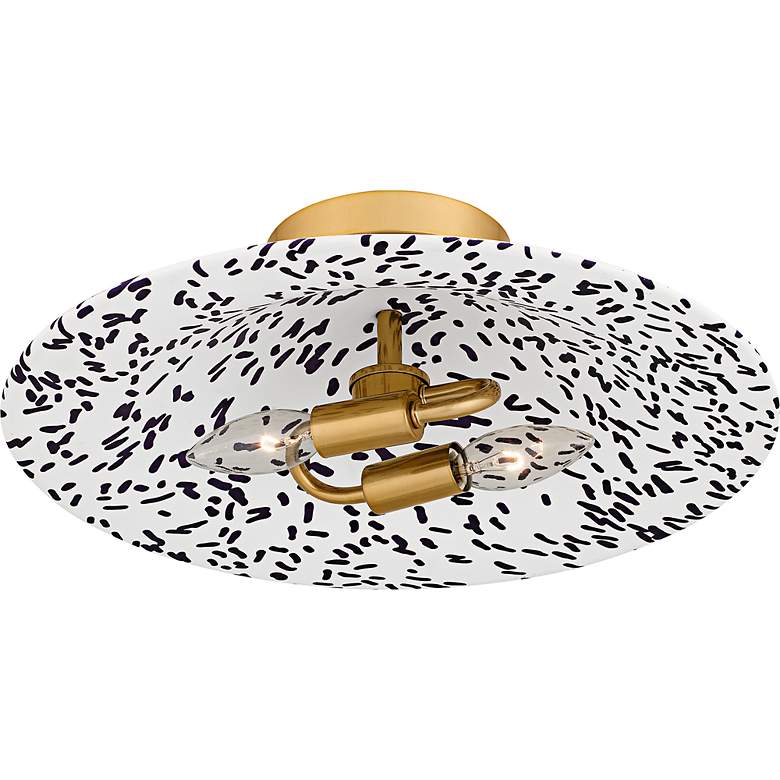 Image 4 Quoizel 15 3/4" Wide Light Gold 2-Light Ceiling Light more views