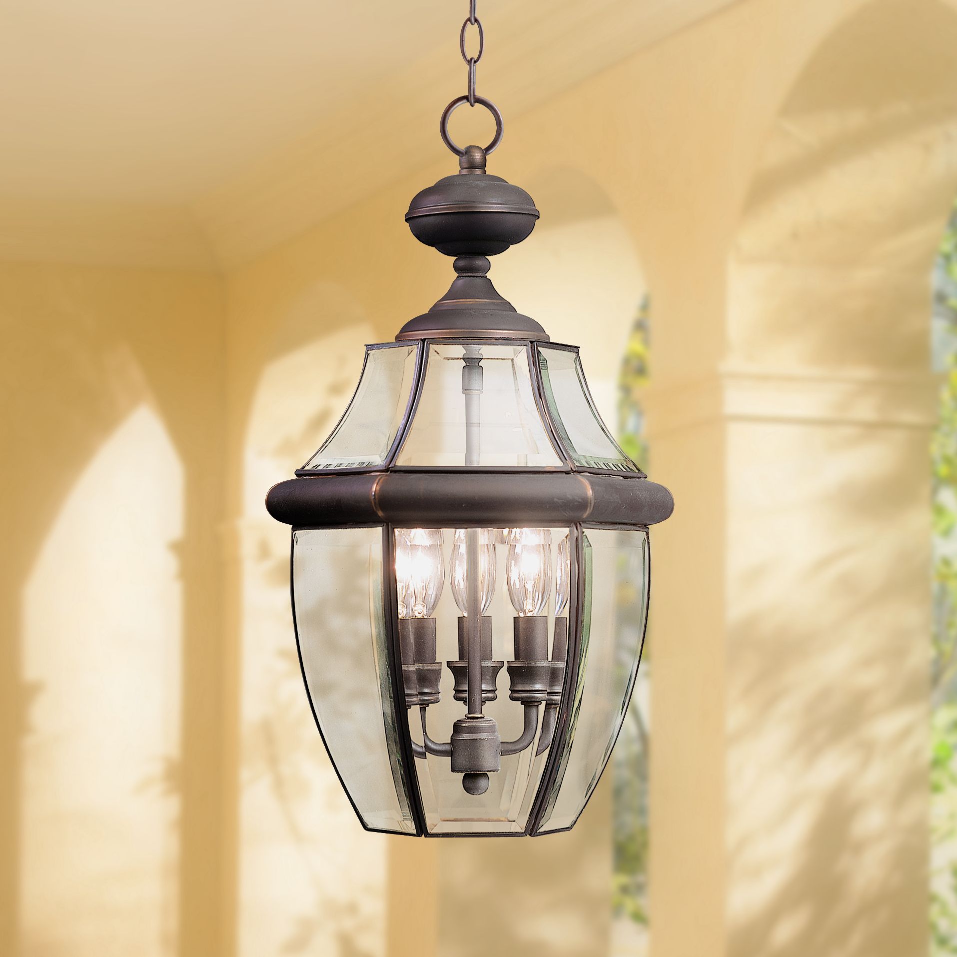 Large exterior store pendant lights