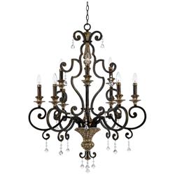 Quoizel 32&quot; Wide Marquette Two Tier Traditional Chandelier