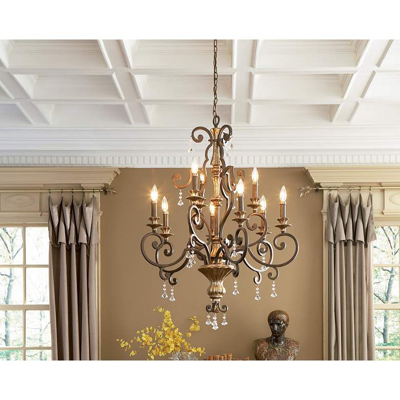 Image 4 Quoizel 32" Wide Marquette Two Tier Traditional Chandelier more views