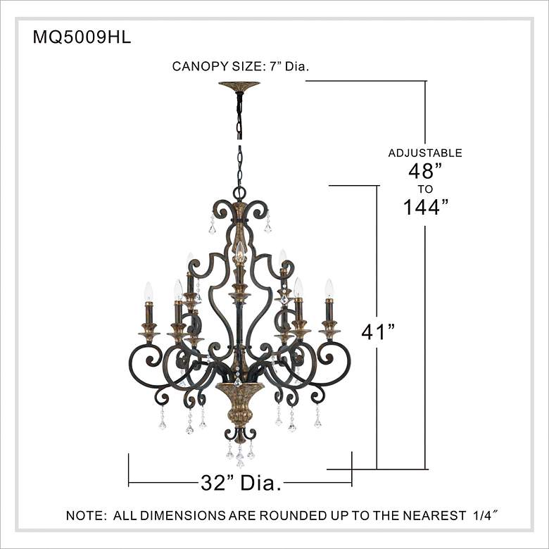 Image 6 Quoizel 32" Wide Marquette Two Tier Traditional Chandelier more views