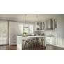 3_Quoizel Aberdale 18 1/2" Wide Aged Brass White Lustre Pendant Light more views