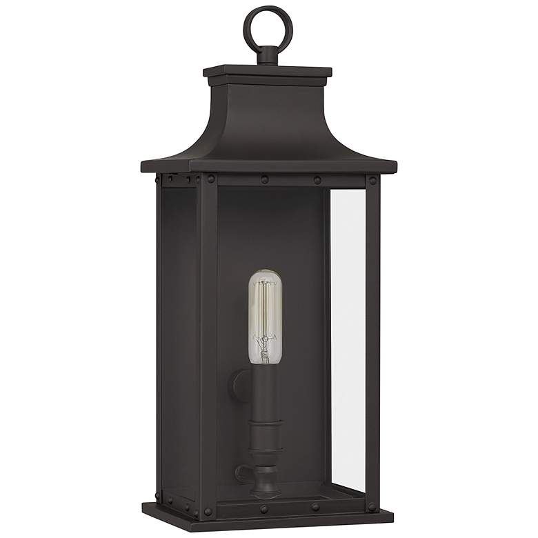Image 3 Quoizel Abernathy 15 1/2" High Old Bronze Outdoor Wall Light