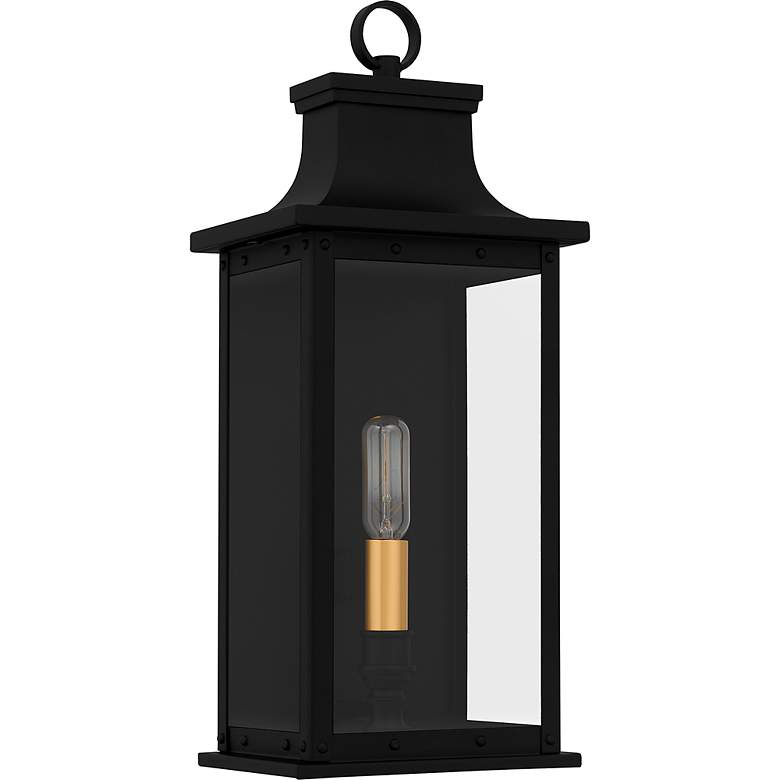 Image 4 Quoizel Abernathy 15 1/2"H Matte Black Outdoor Wall Light more views
