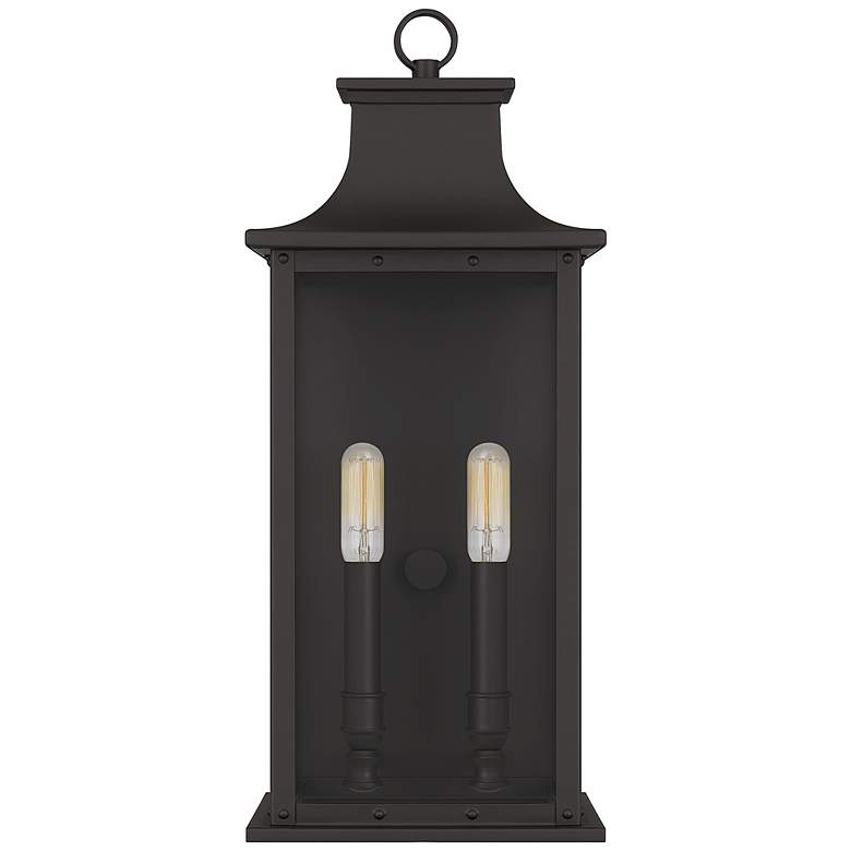 Image 6 Quoizel Abernathy 19 1/2 inch High Old Bronze Outdoor Lantern Wall Light more views