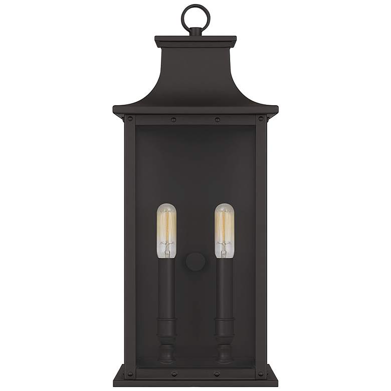Image 6 Quoizel Abernathy 19 1/2" High Old Bronze Outdoor Lantern Wall Light more views