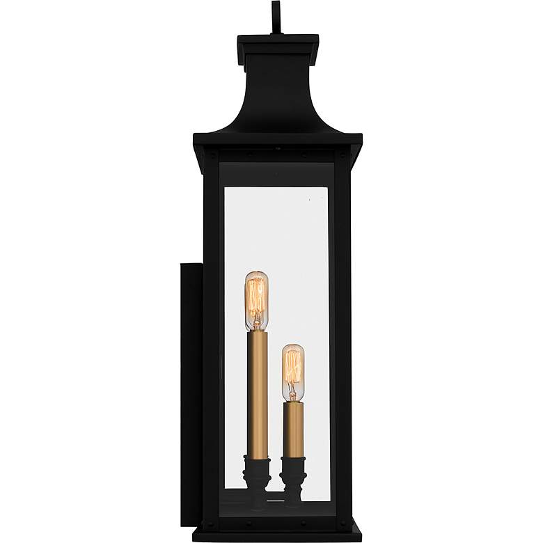 Image 5 Quoizel Abernathy 22 1/2"H Matte Black Outdoor Wall Light more views