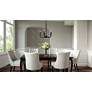 6_Quoizel Abner 18" Wide Matte Black 5-Light Candelabra Chandelier more views