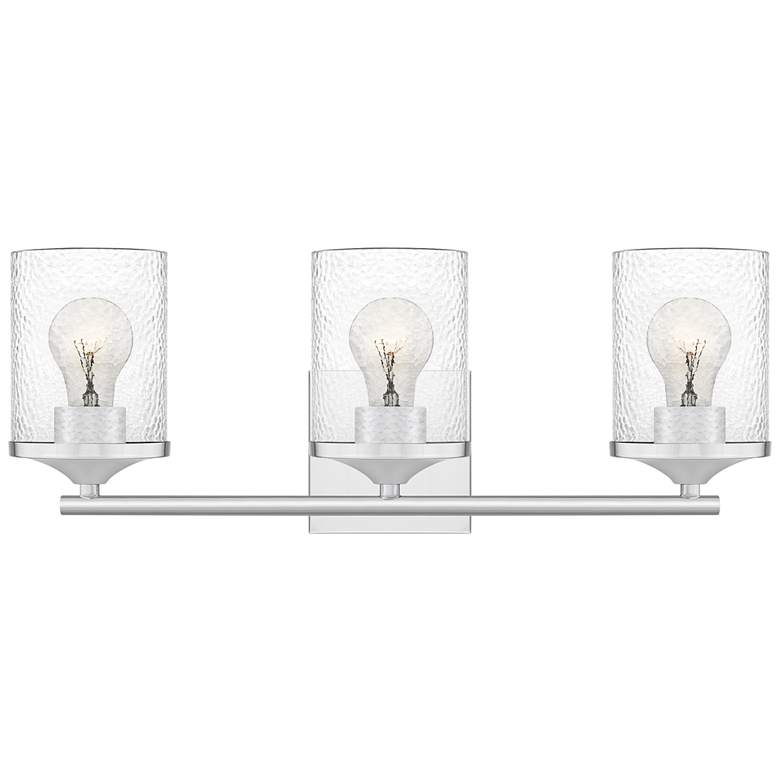 Image 1 Quoizel Abner 21" Wide Polished Chrome 3-Light Bath Light