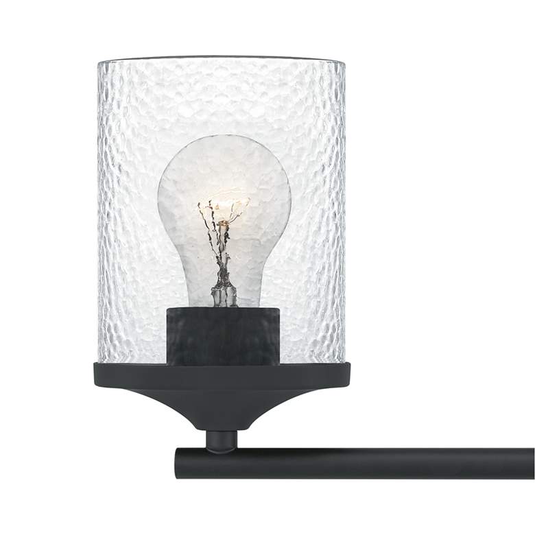 Image 2 Quoizel Abner 7 3/4 inch High Matte Black 2-Light Wall Sconce more views