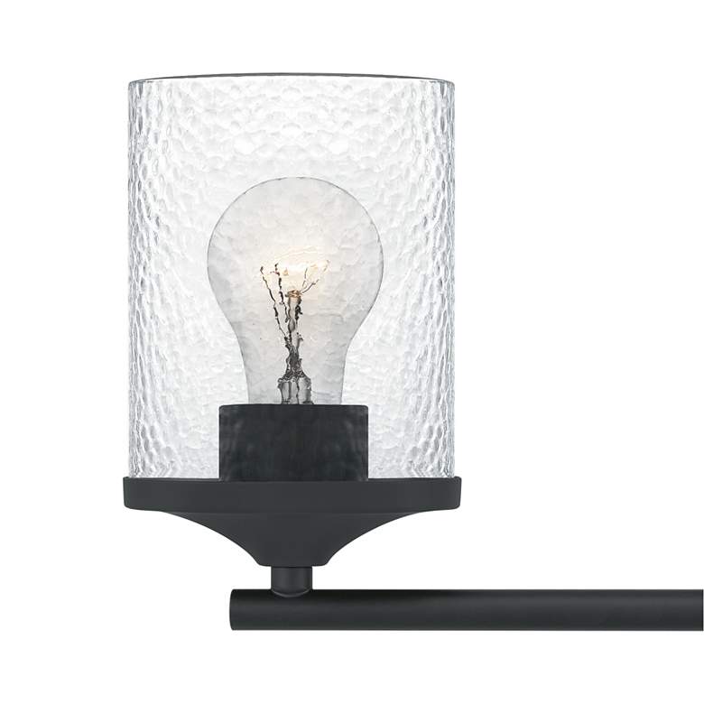 Image 2 Quoizel Abner 7 3/4" High Matte Black 2-Light Wall Sconce more views