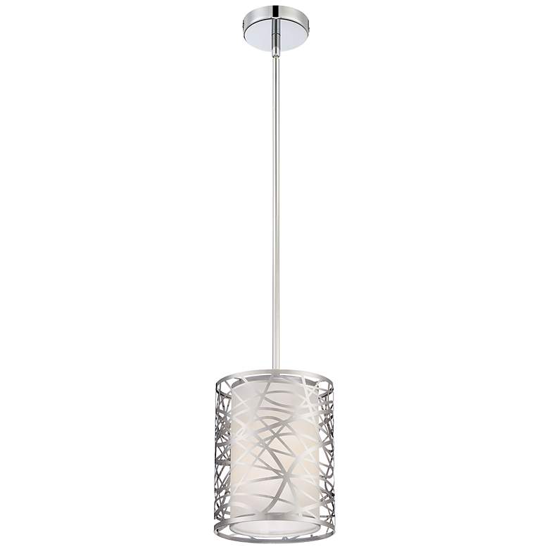 Image 1 Quoizel Abode 8" Wide Polished Chrome Mini Pendant