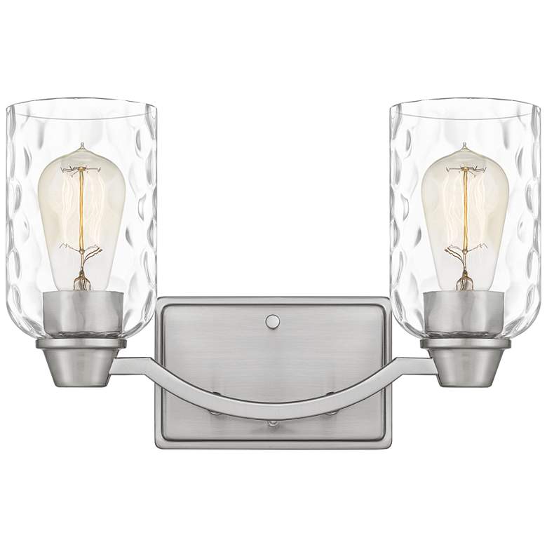 Image 3 Quoizel Acacia 14" Wide Brushed Nickel Bath Light