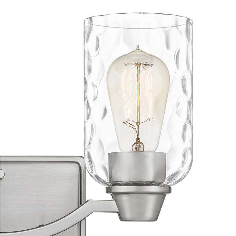 Image 7 Quoizel Acacia 14" Wide Brushed Nickel Bath Light more views