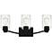 Quoizel Acacia 21 1/2" Wide Matte Black Bath Light