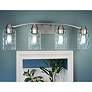 Quoizel Acacia 28" Wide Brushed Nickel Bath Light in scene