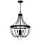 Quoizel Adelaide 20 1/4" Wide Matte Black 4-Light Pendant