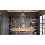 4_Quoizel Adelaide 20 1/4" Wide Matte Black 4-Light Pendant more views