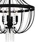 Quoizel Adelaide 20 1/4" Wide Matte Black 4-Light Pendant in scene