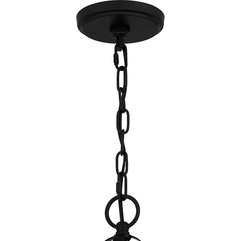 Image 7 Quoizel Adelaide 26" Wide Matte Black 6-Light Chandelier more views