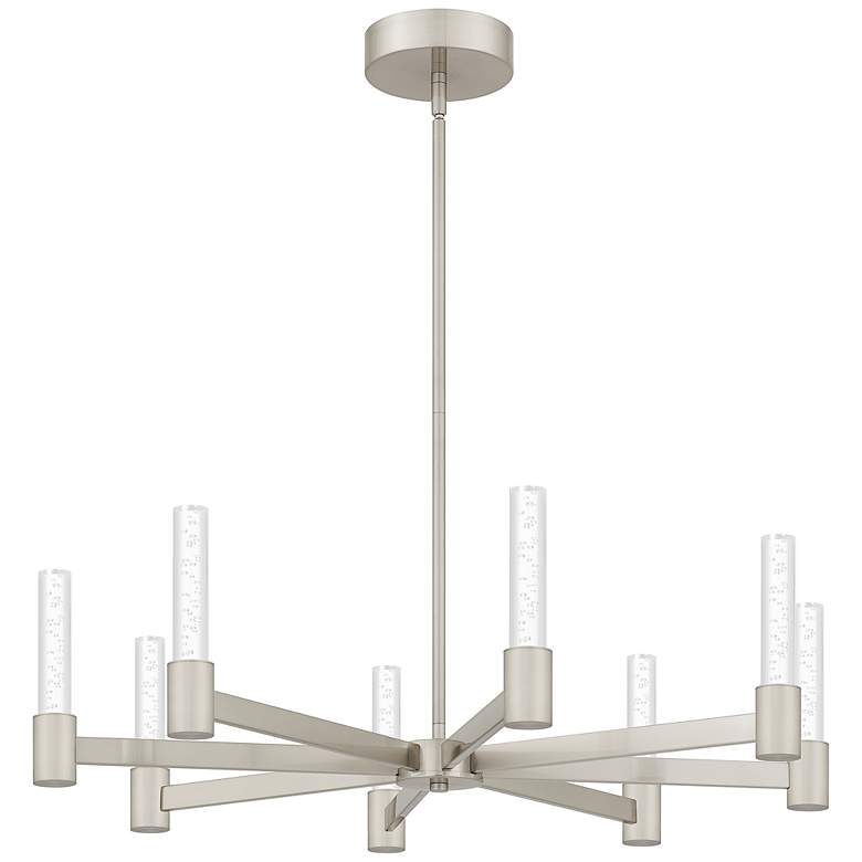 Image 1 Quoizel Adler 30 inch Wide LED Brushed Nickel Modern Chandelier