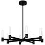 2_Quoizel Adler 30" Wide Matte Black 8-Light LED Chandelier