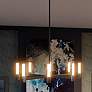 1_Quoizel Adler 30" Wide Matte Black 8-Light LED Chandelier
