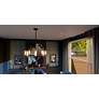 6_Quoizel Adler 30" Wide Matte Black 8-Light LED Chandelier more views