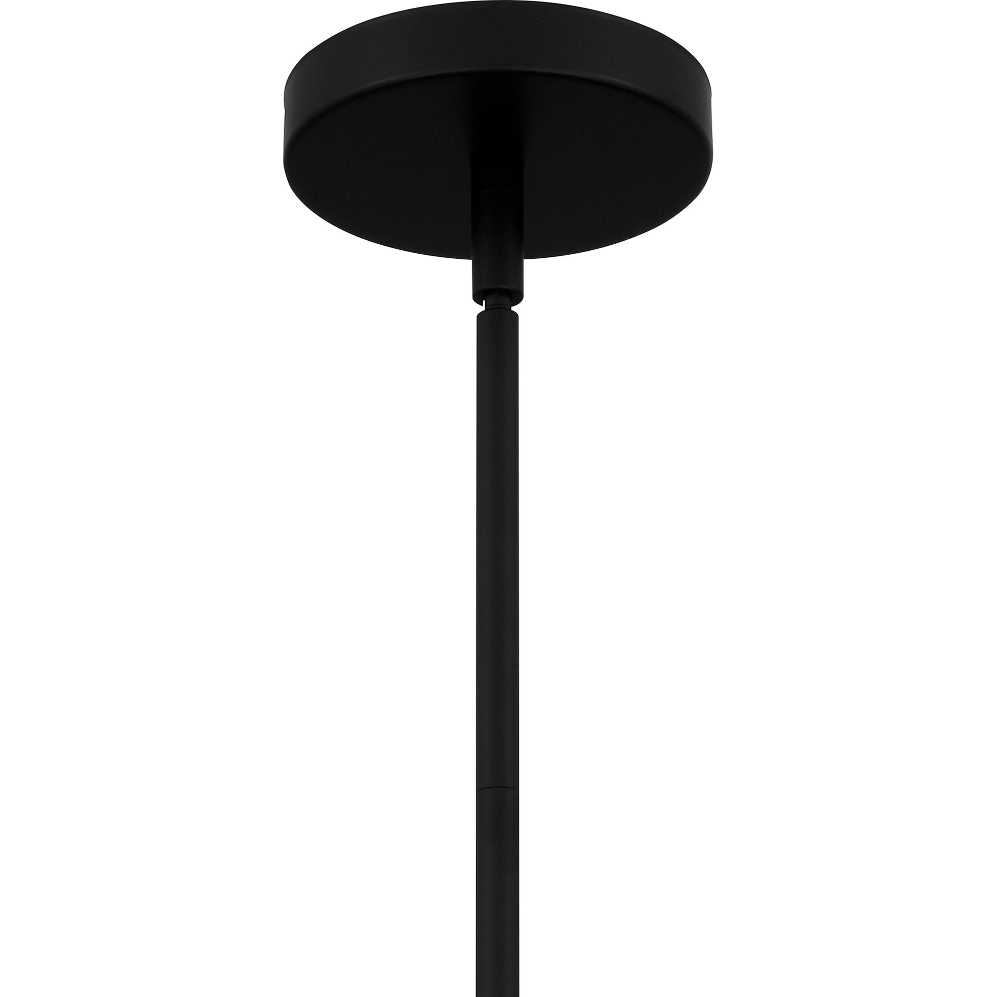 Quoizel Alani 20" Wide Matte Black and Brass Drum Pendant Light