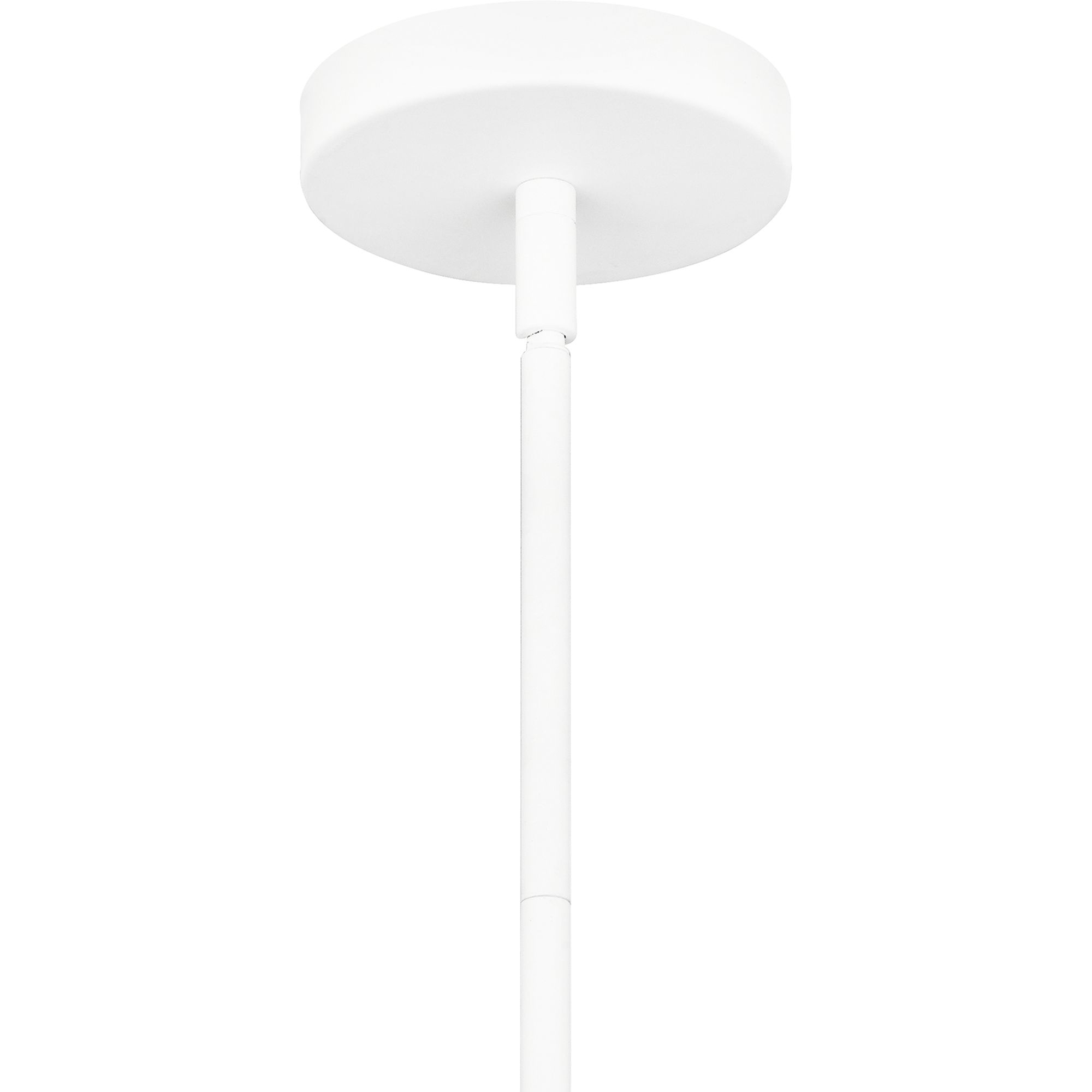 Quoizel Alani 20" Wide Matte White and Brass Drum Pendant Light
