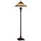 Quoizel Alcott Mission Valiant Bronze 2-Light Floor Lamp