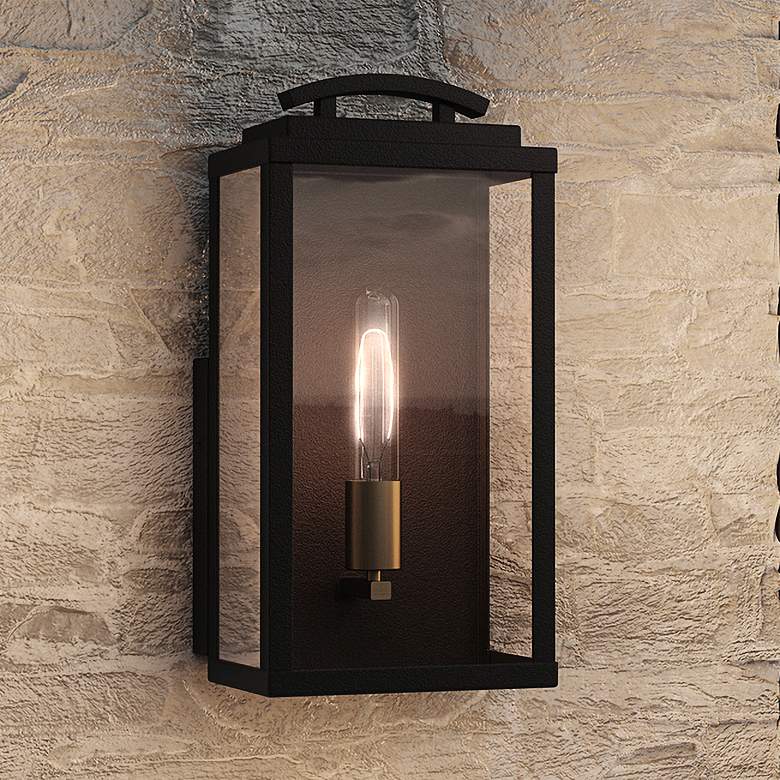 Image 2 Quoizel Alma 11 inch High Western Bronze Outdoor Wall Light