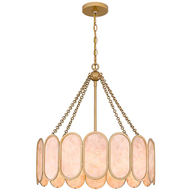 Image 3 Quoizel Amalia 22" Wide Light Gold 4-Light Pendant