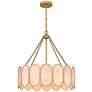 Quoizel Amalia 22" Wide Light Gold 4-Light Pendant in scene