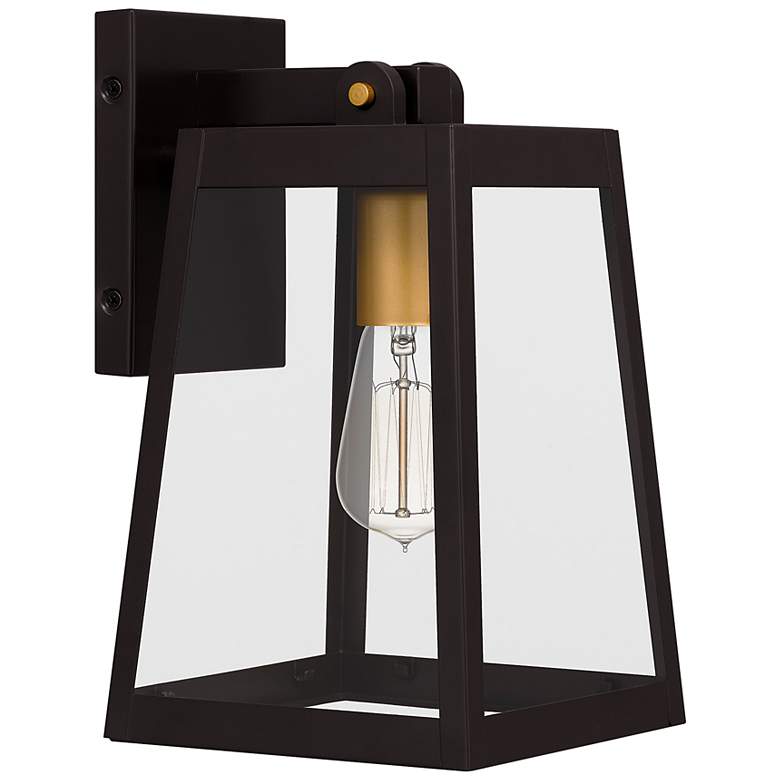 Image 3 Quoizel Amberly Grove 12" High Western Bronze Outdoor Wall Light