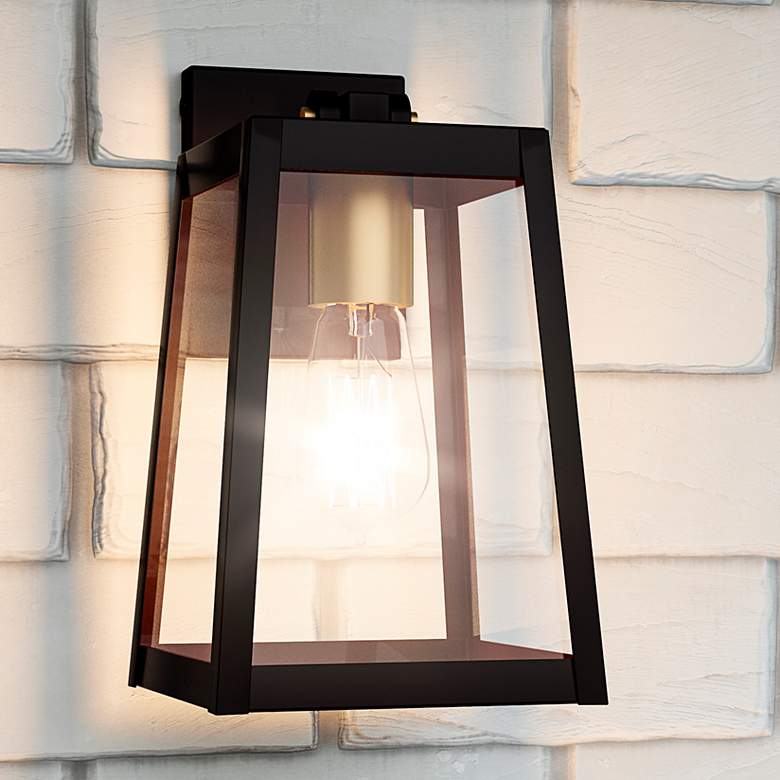 Image 2 Quoizel Amberly Grove 12" High Western Bronze Outdoor Wall Light