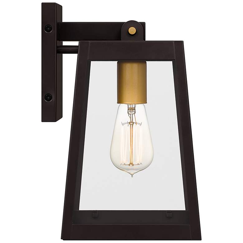 Image 4 Quoizel Amberly Grove 12" High Western Bronze Outdoor Wall Light more views
