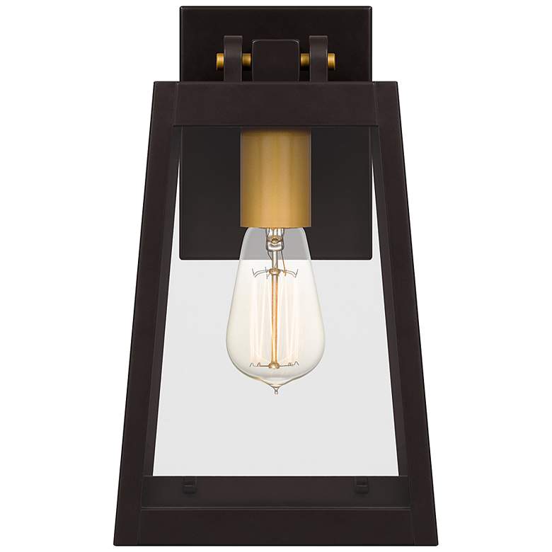 Image 5 Quoizel Amberly Grove 12" High Western Bronze Outdoor Wall Light more views