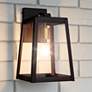 Quoizel Amberly Grove 14 1/4" High Western Bronze Outdoor Wall Light in scene