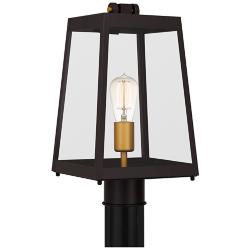 Quoizel Amberly Grove 15 3/4&quot;H Western Bronze Outdoor Post Mount Light
