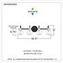 6_Quoizel Andrews 30 1/2" Wide Earth Black 4-Light Bath Light more views