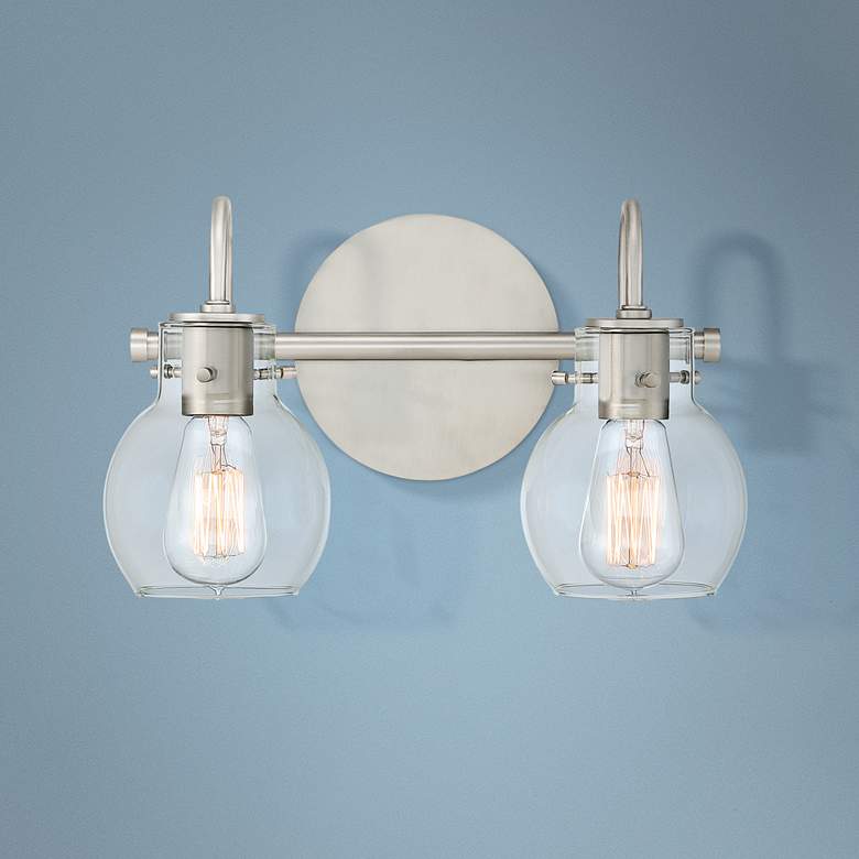 Image 1 Quoizel Andrews 9" High Antique Nickel Wall Sconce