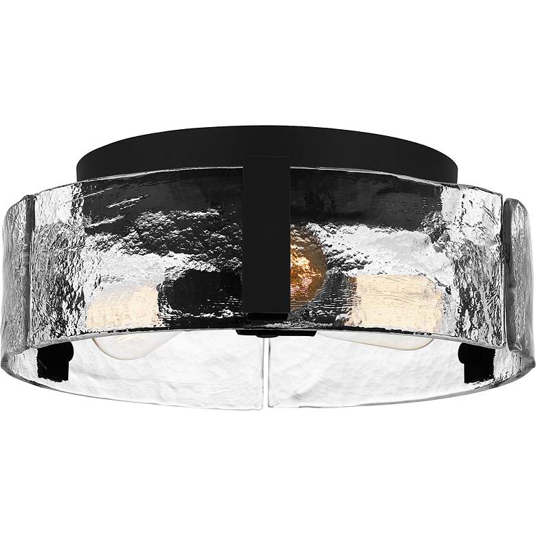 Image 5 Quoizel Angora 15" Wide Matte Black 3-Light Ceiling Light more views
