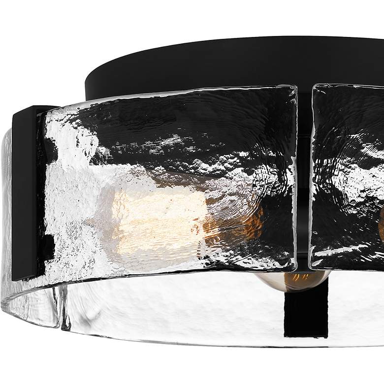 Image 7 Quoizel Angora 15" Wide Matte Black 3-Light Ceiling Light more views