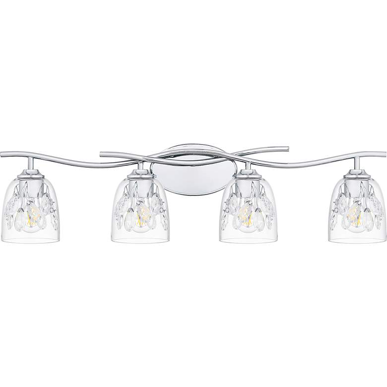 Image 3 Quoizel Ansley 33 1/2"W Polished Chrome 4-Light Bath Light more views