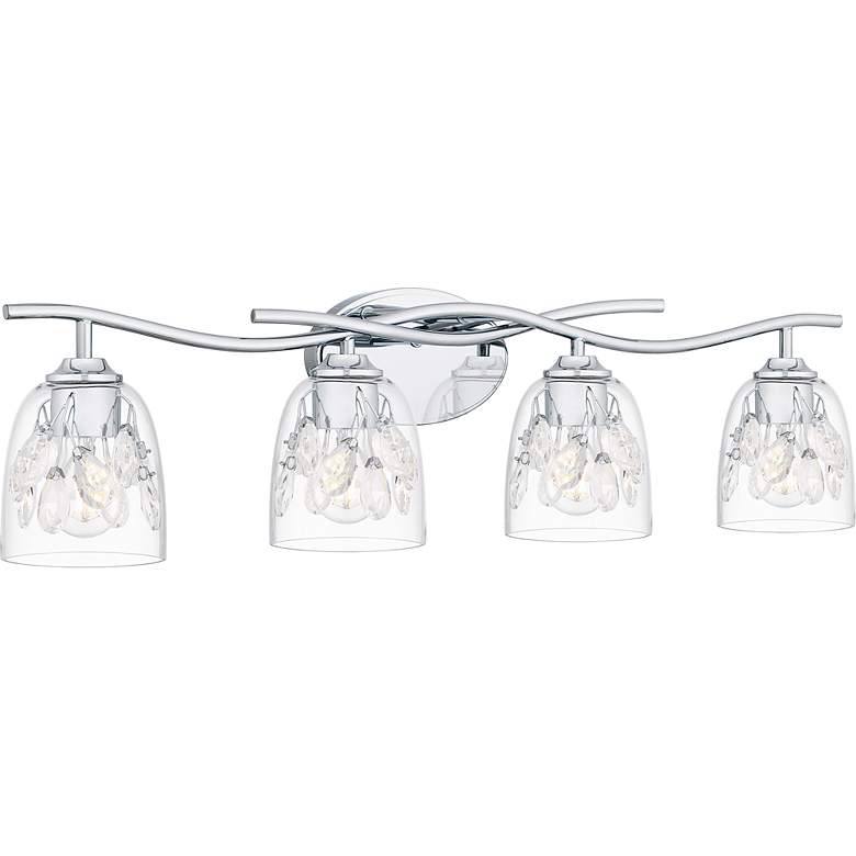 Image 4 Quoizel Ansley 33 1/2"W Polished Chrome 4-Light Bath Light more views