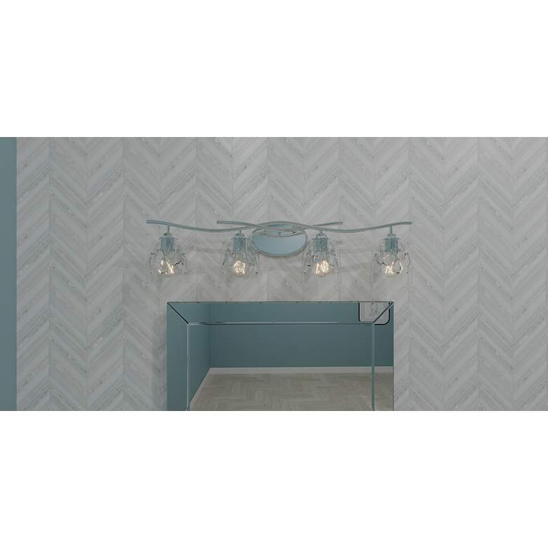 Image 7 Quoizel Ansley 33 1/2"W Polished Chrome 4-Light Bath Light more views