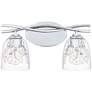 1_Quoizel Ansley 8 1/2"H Polished Chrome 2-Light Wall Sconce